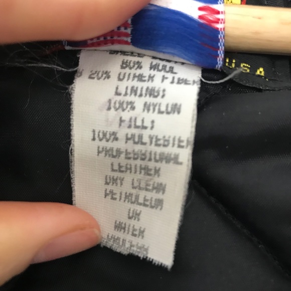 2000’s Varsity Cheerleading Leather & Wool Jacket Y2K - Picture 16 of 16